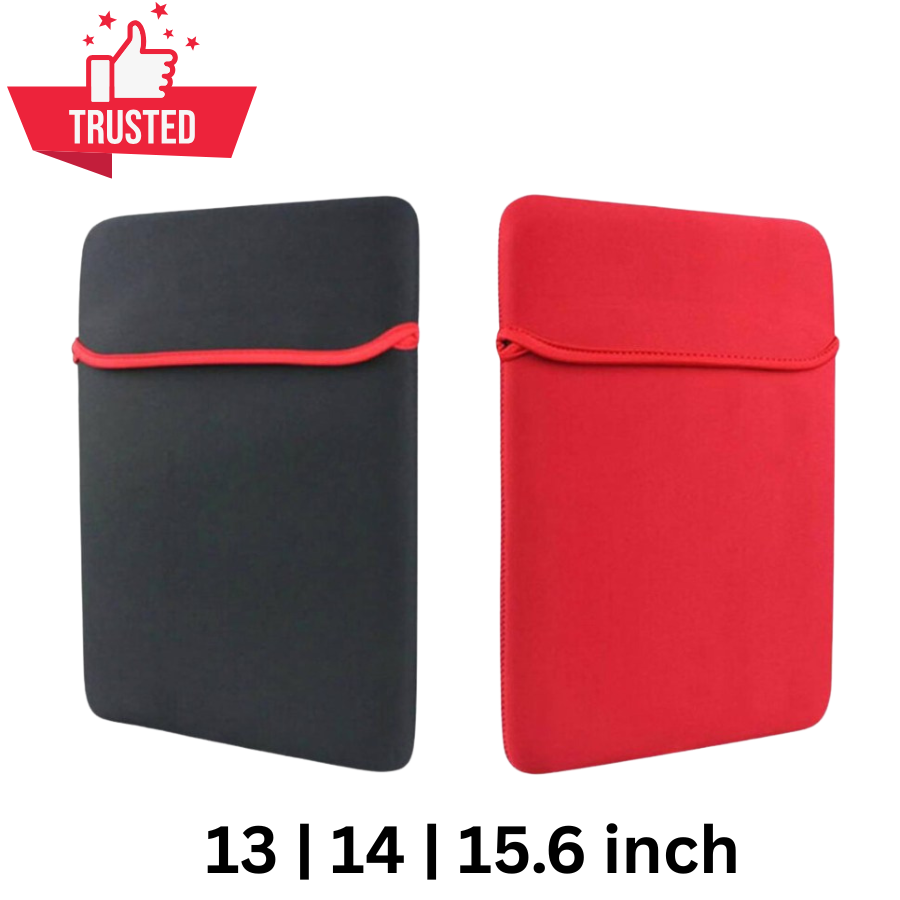 13 Inch 14 Inch 15.6 Inch Laptop Pouch Black Reversible Protective Soft Laptop Sleeve Bag Air Pro Notebook Computer Pouch Multi-function