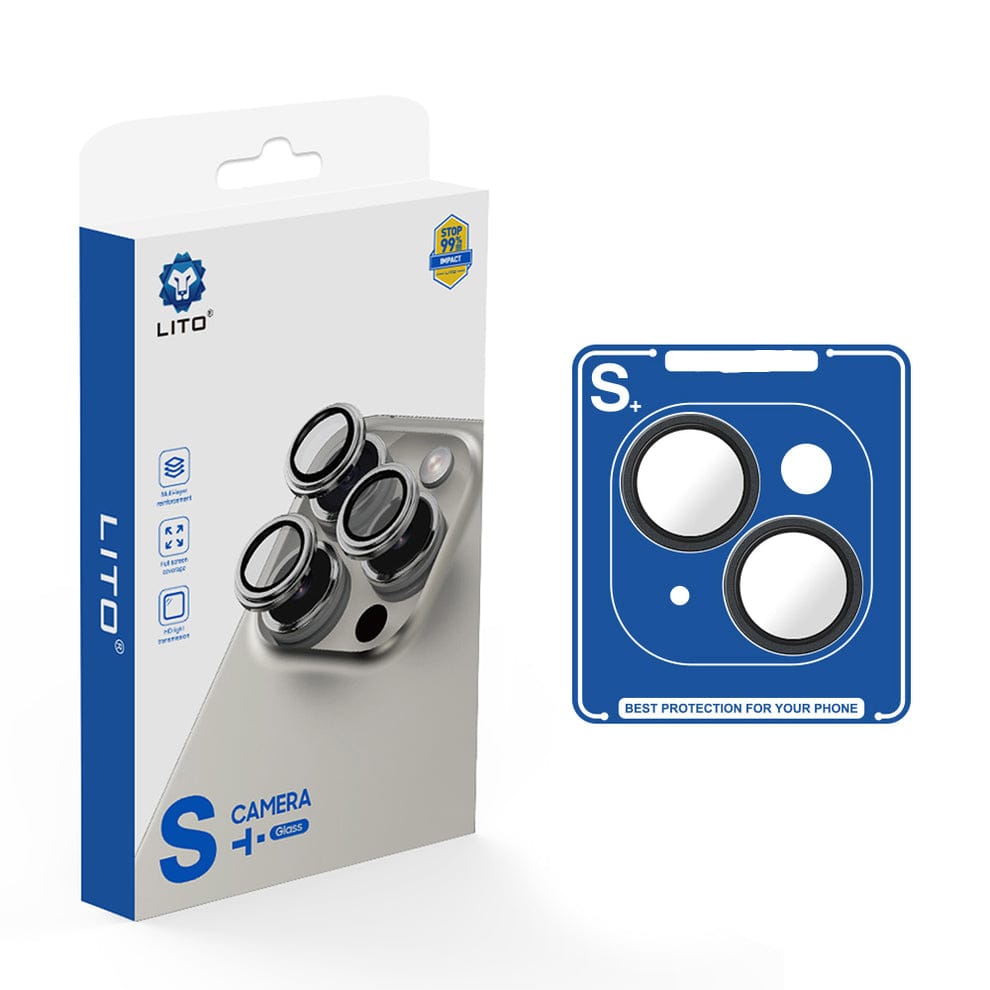 LITO S+ IPHONE 13/13Mini CAMERA PROTECTOR GLASS WITH RING 