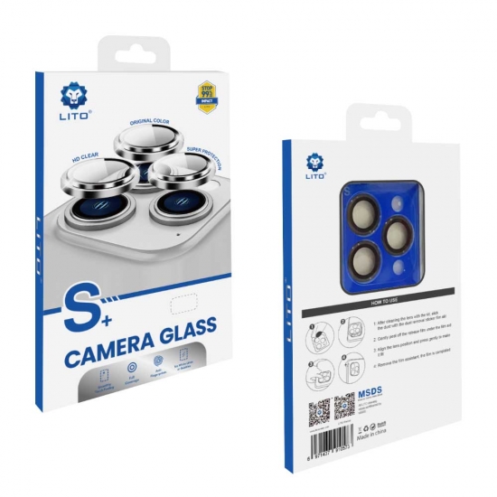 LITO S+ IPHONE 13 PRO/13 PRO MAX CAMERA PROTECTOR GLASS WITH RING