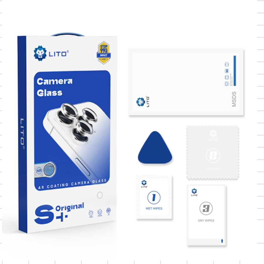 LITO S+ IPHONE 16 PRO /IPHONE 16 PRO MAX CAMERA PROTECTOR WITH RING  2