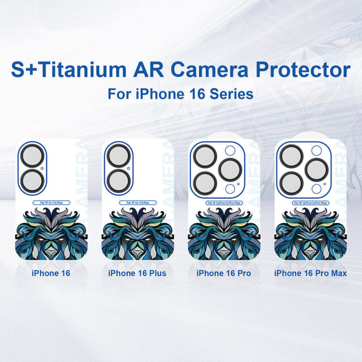 LITO S+ IPHONE 16 PRO /IPHONE 16 PRO MAX CAMERA PROTECTOR WITH RING