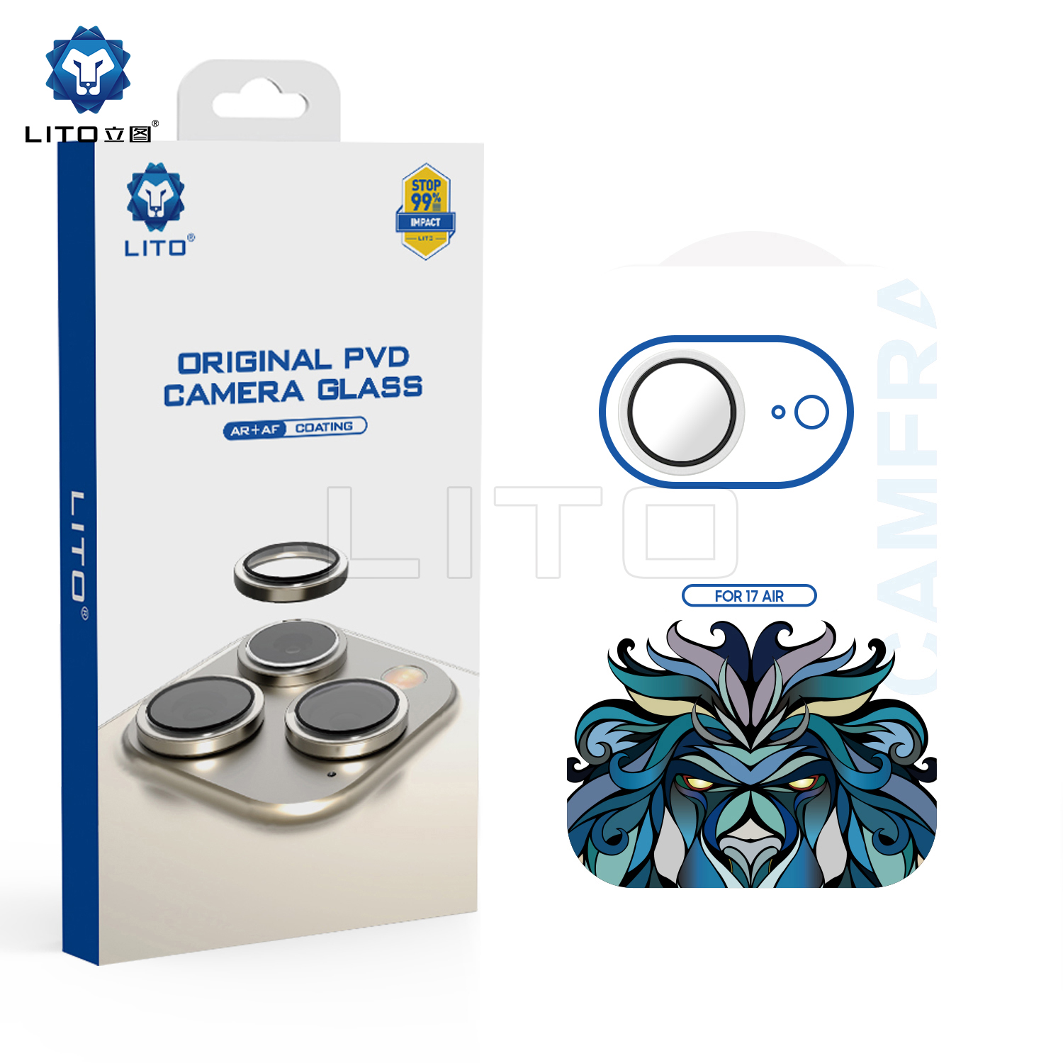 LITO S+ IPHONE 17 AIR CAMERA PROTECTER  2