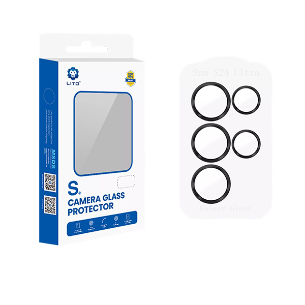 LITO S+ Glass Ring Camera Lens Protector for Galaxy S24 Ultra