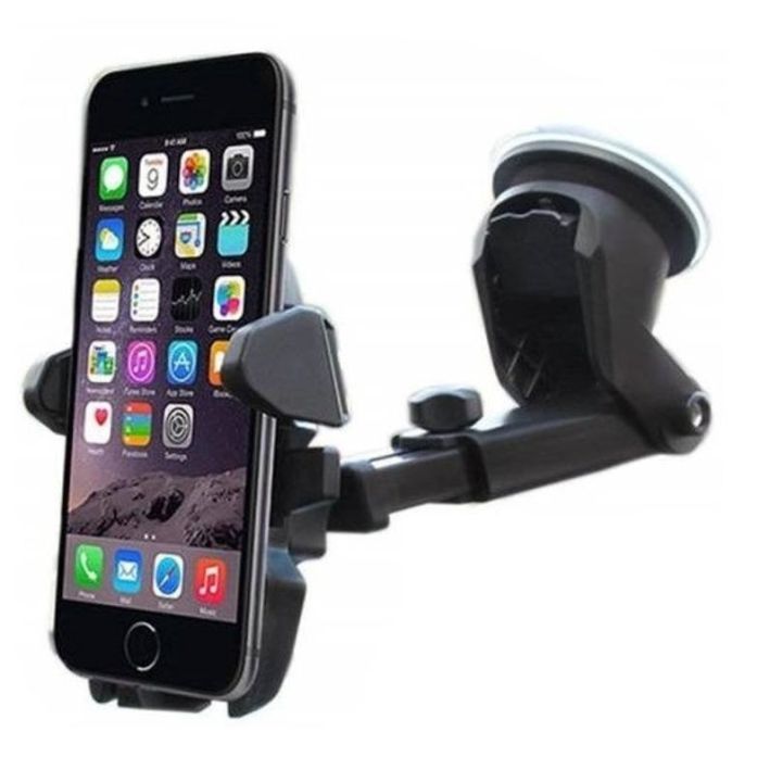 Universal Car Mount Holder for Mobile Phone with Suction Cup Rotating 360 Degree