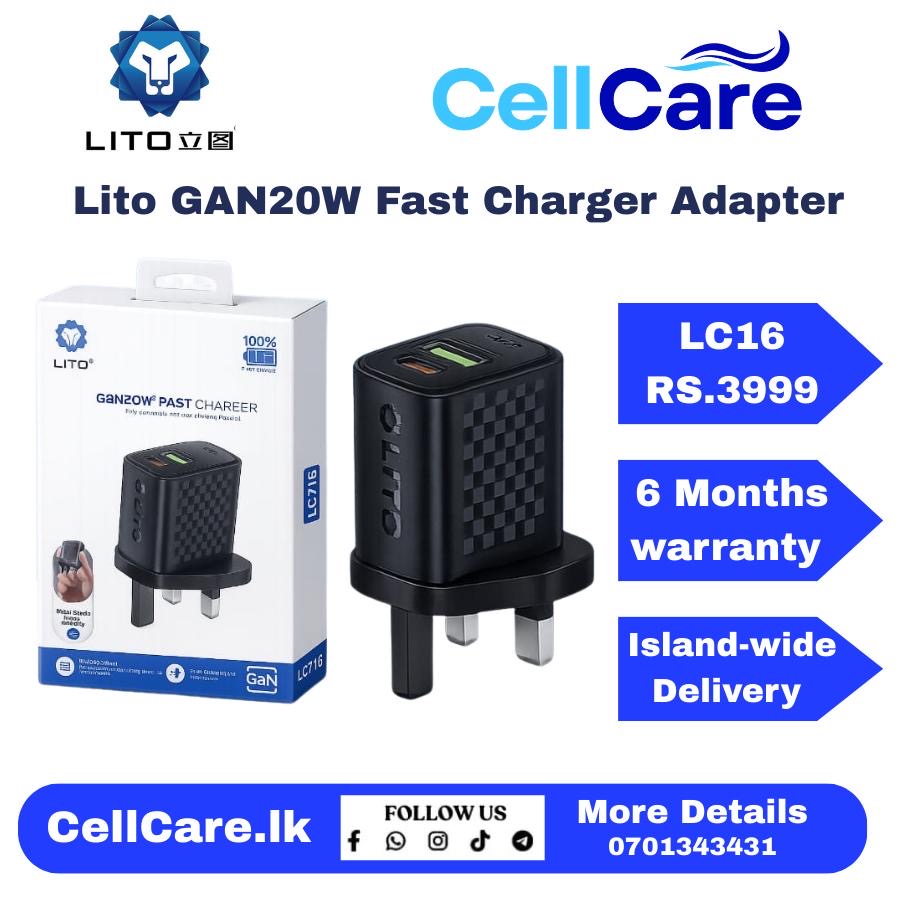 Lito LC16 GAN20W Fast Charger 