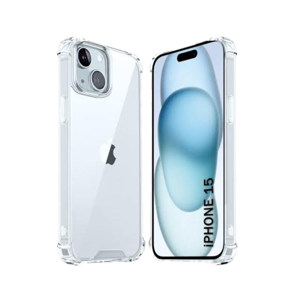 Shockproof transparent backcover For iPhone 15