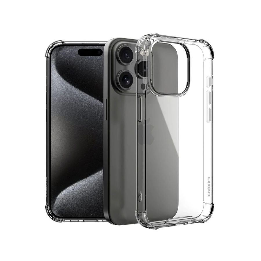 Shockproof transparent backcover For iPhone 15 Pro