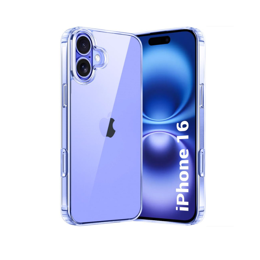 Shockproof transparent backcover For iPhone 16