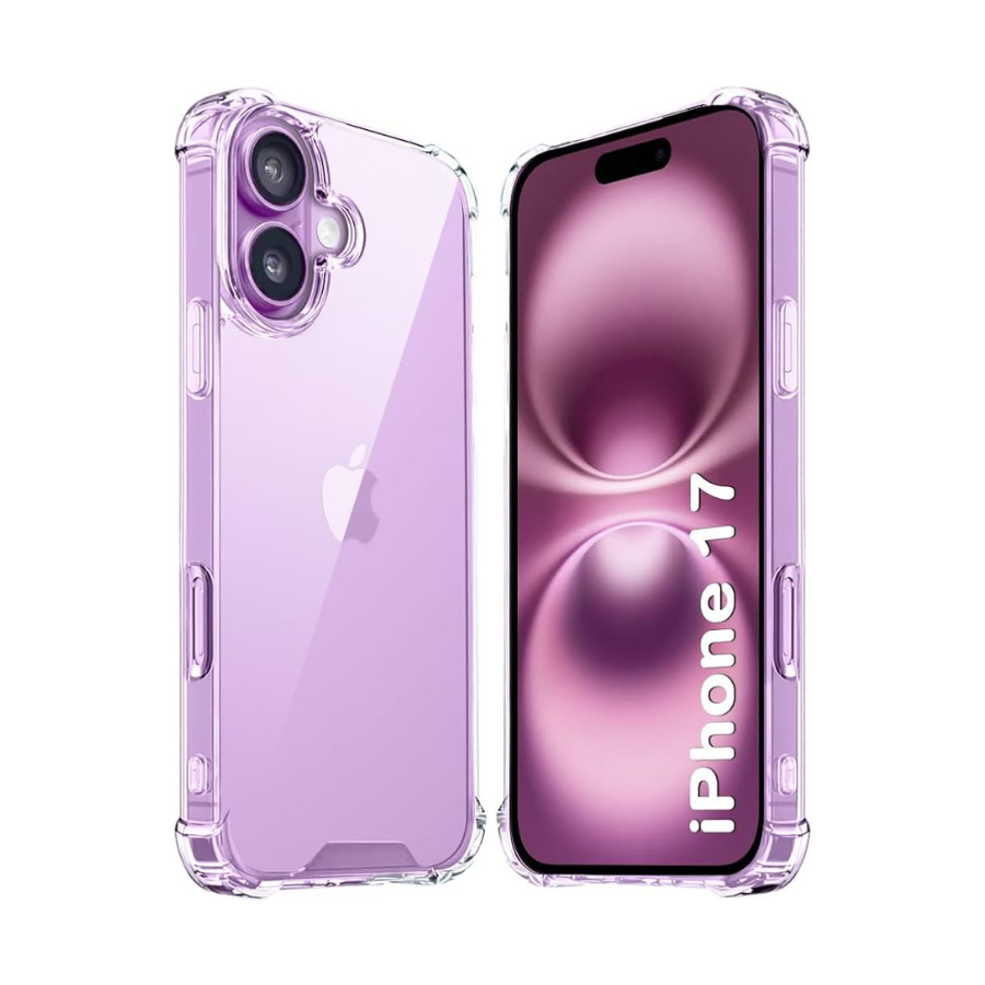 Shockproof transparent backcover For iPhone 17