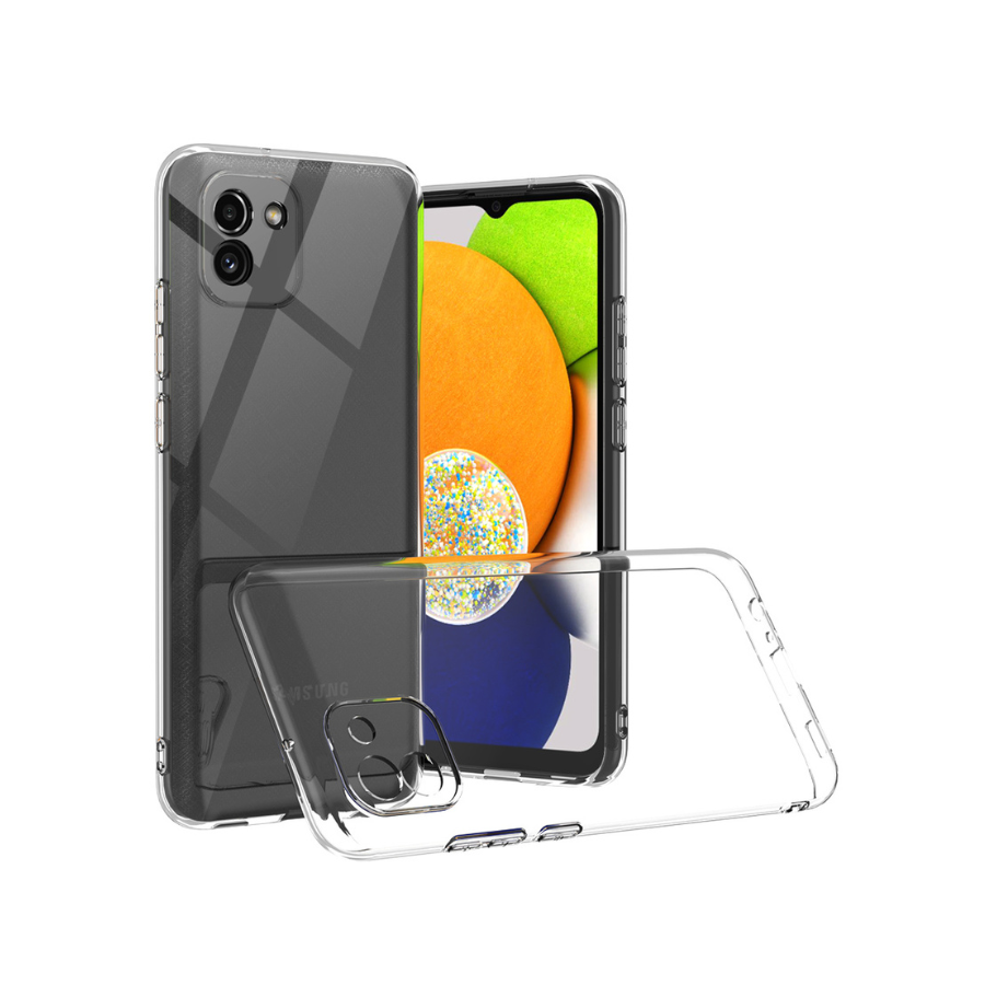 Clear Case For Samsung A03  shockproof hard