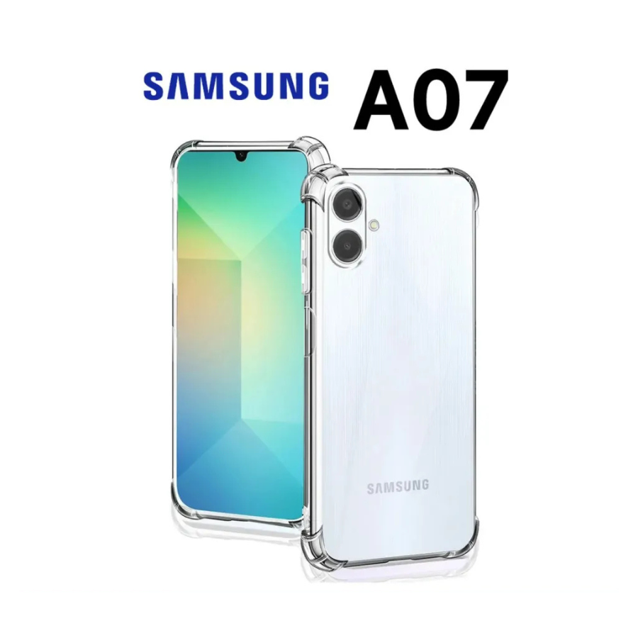 Clear Shockproof bumper Case For Samsung A07