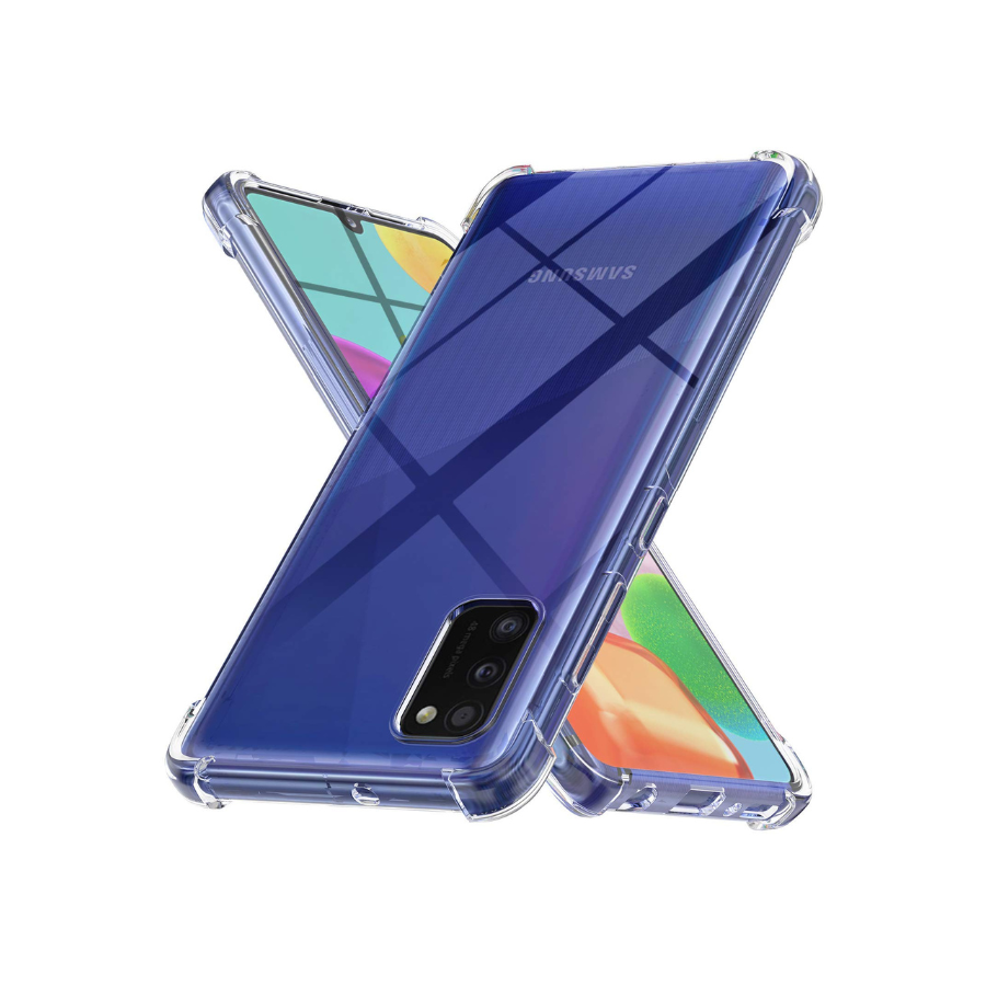 Clear Shockproof bumper Case For Samsung M02s
