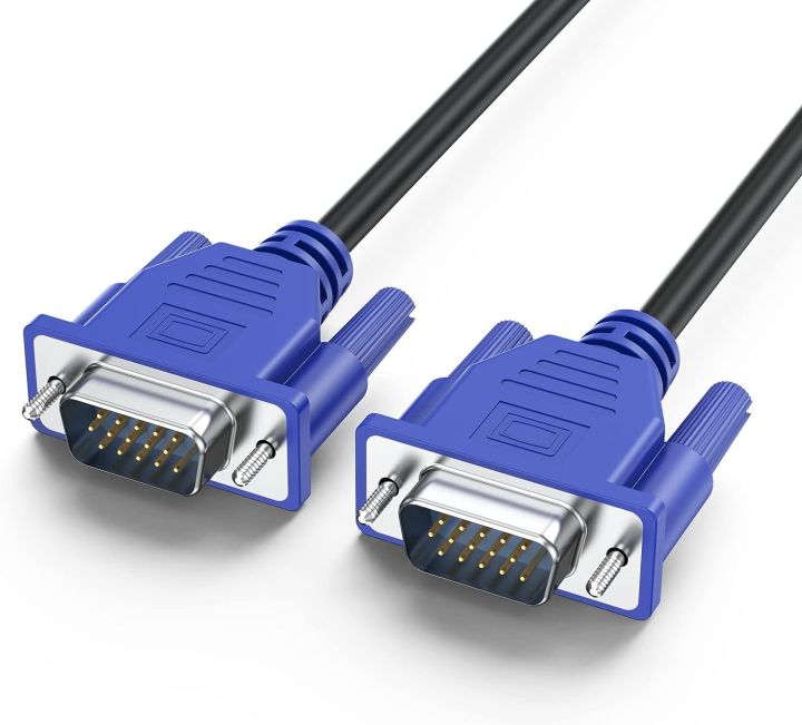 VGA Cable 1.5m Male to Male Monitor Cable for PC Laptop Desktop Projector Display