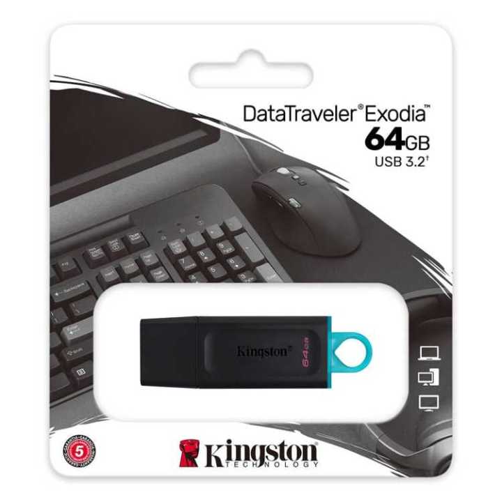 Kingston Original Data Traveler Exodia 64GB USB Pen Flash Drive