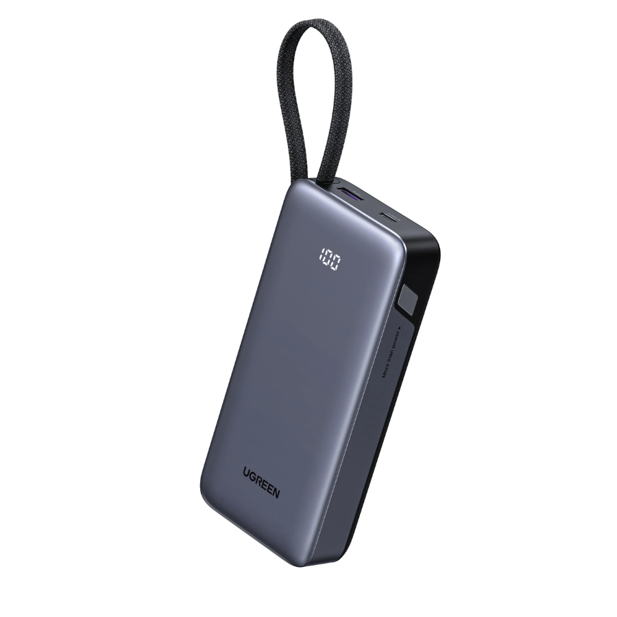 UGREEN 20000mAh 45W Power Bank with Built-in Cable – PB536 – 55988B