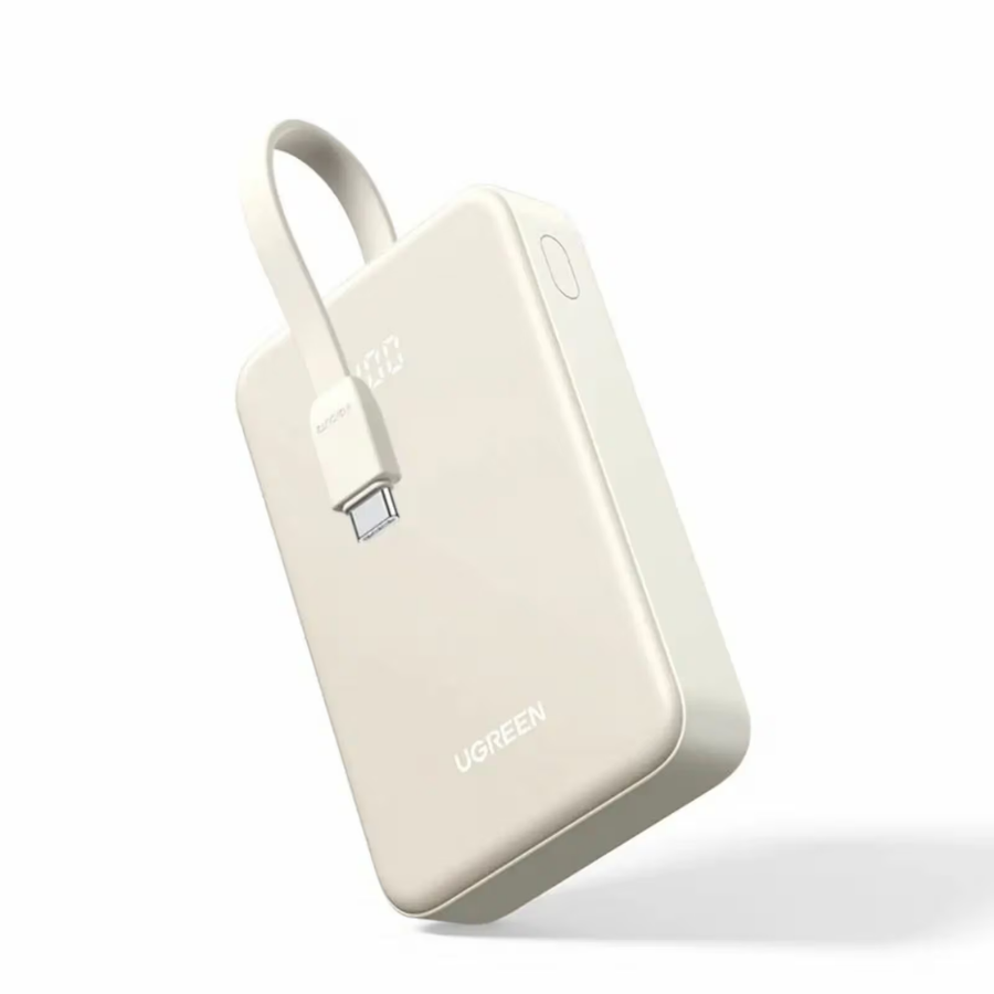 Ugreen PB521 20000mAh 30W PD Power Bank with Built-in USB-C to USB-C Cable – 45207