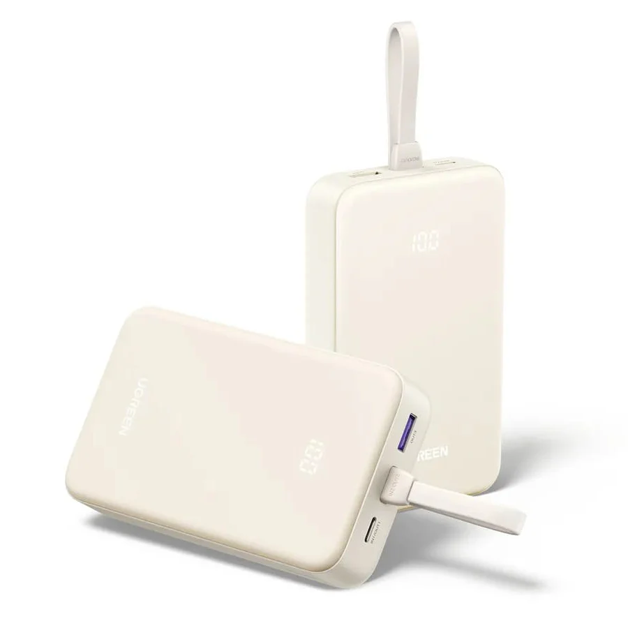 Ugreen PB521 20000mAh 30W PD Power Bank with Built-in USB-C to USB-C Cable – 45207 2