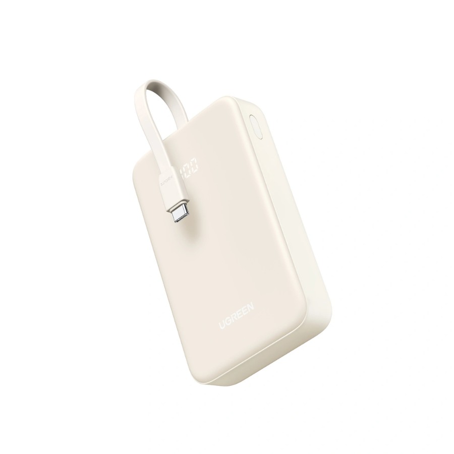 UGREEN PB505 20000mAh 20W Power Bank with Integrated Type-C Cable – 35340A