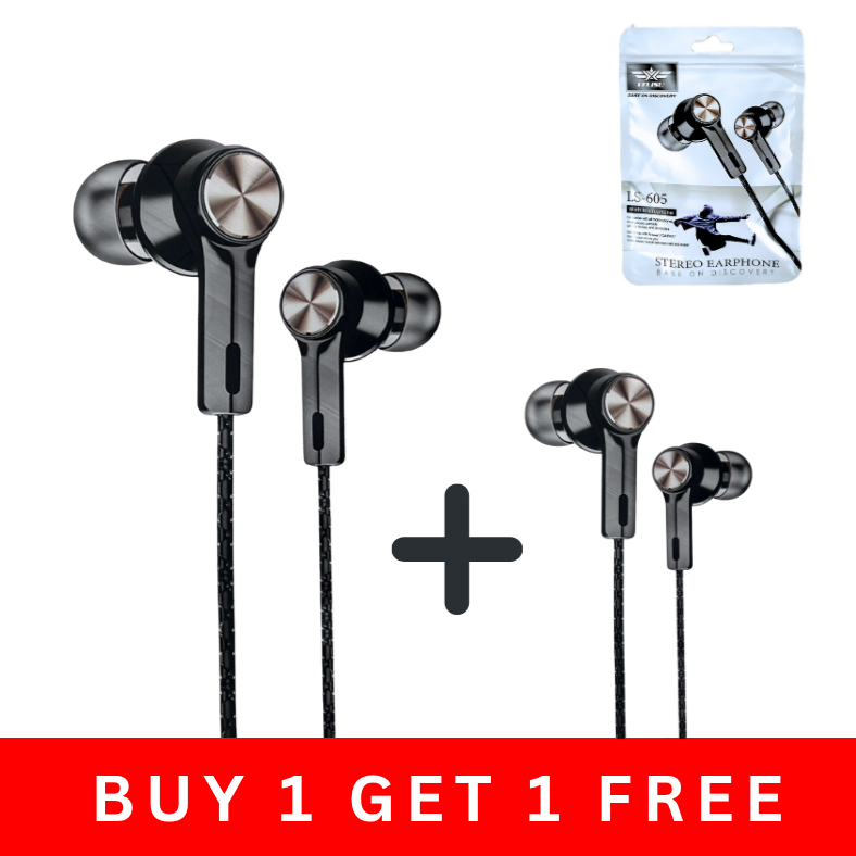 lelisu ls605 3.5mm Wired Headphones In Ear Headset Wired Earphones with Microphone