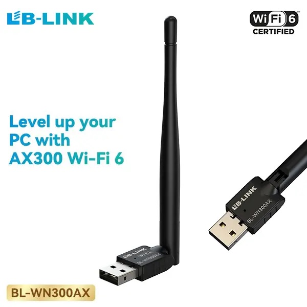LB LINK BL-WN300AX WIFI ADAPTER 300MBPS WITH ANTENNA
