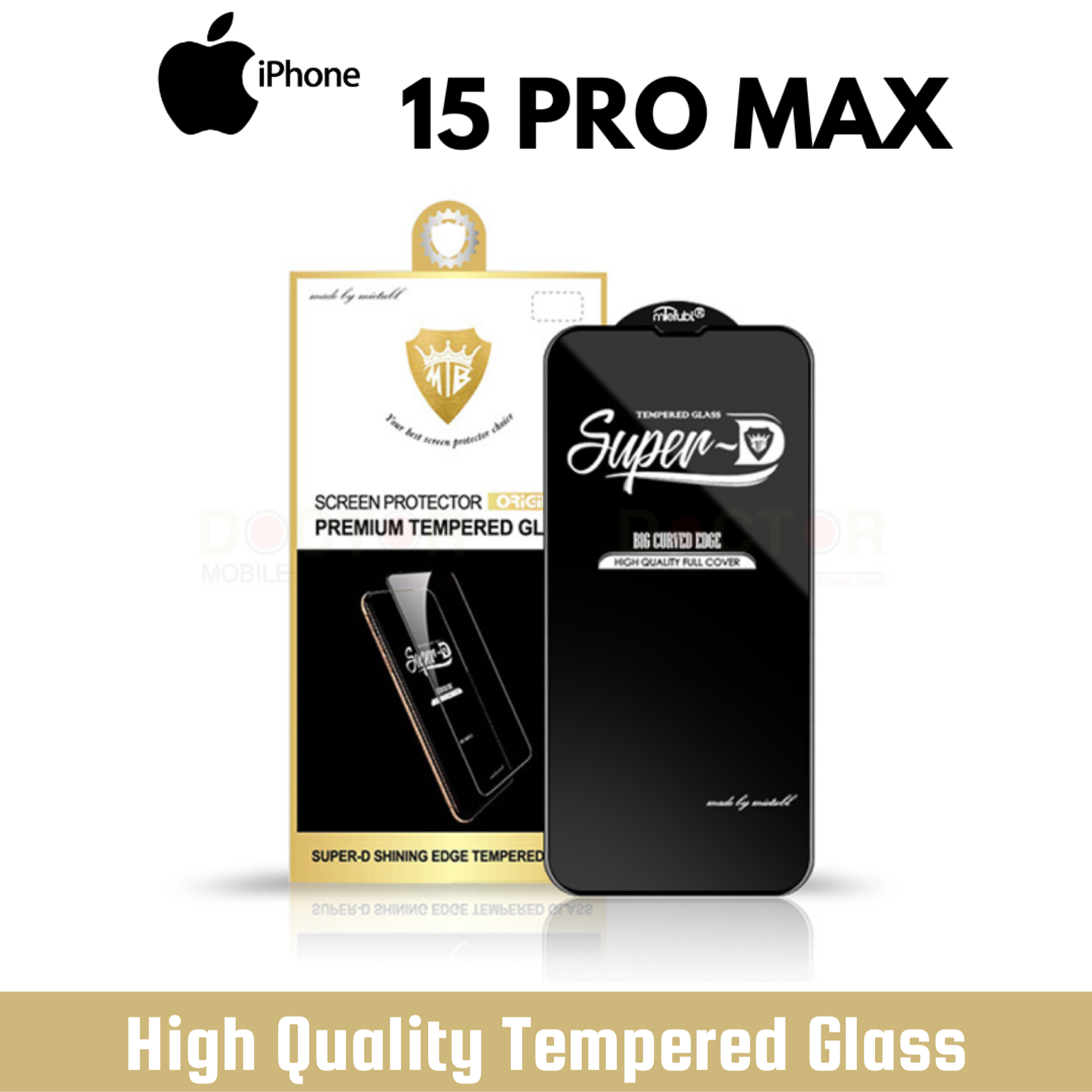 iPhone 15 Pro Max SuperD Temperd Glass
