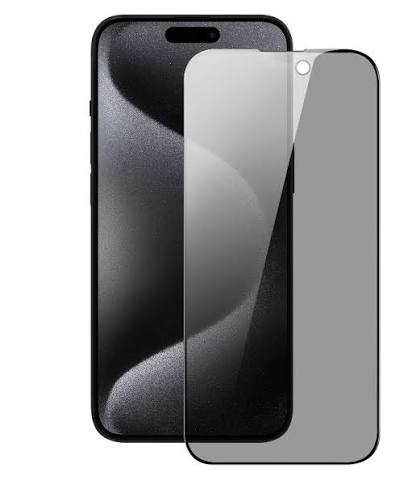 iPhone 15 Pro Privacy Tempered Glass Screen Protector